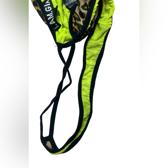 NWOT I AM GIA Dollskill One Piece Leotard Leopard Jaguar Cat XS Extra Small - Picture 8 of 8